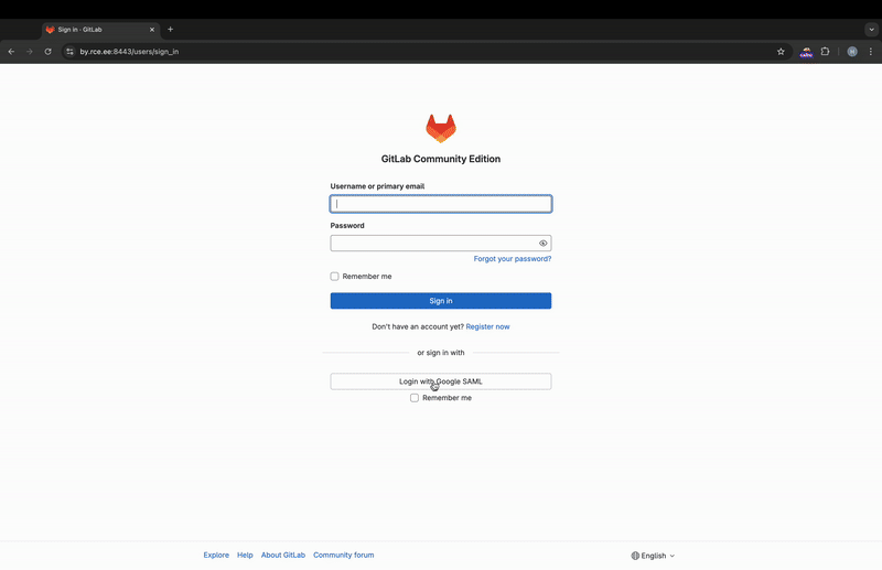 GitLab SAML 身份验证绕过的视频 poc